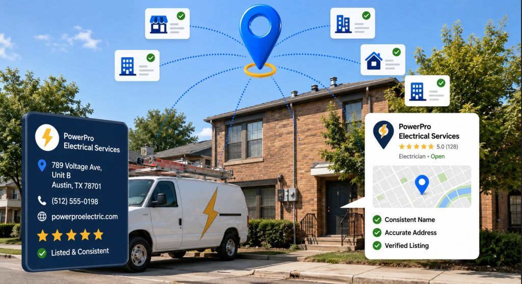 Local Citation Building for Electricians